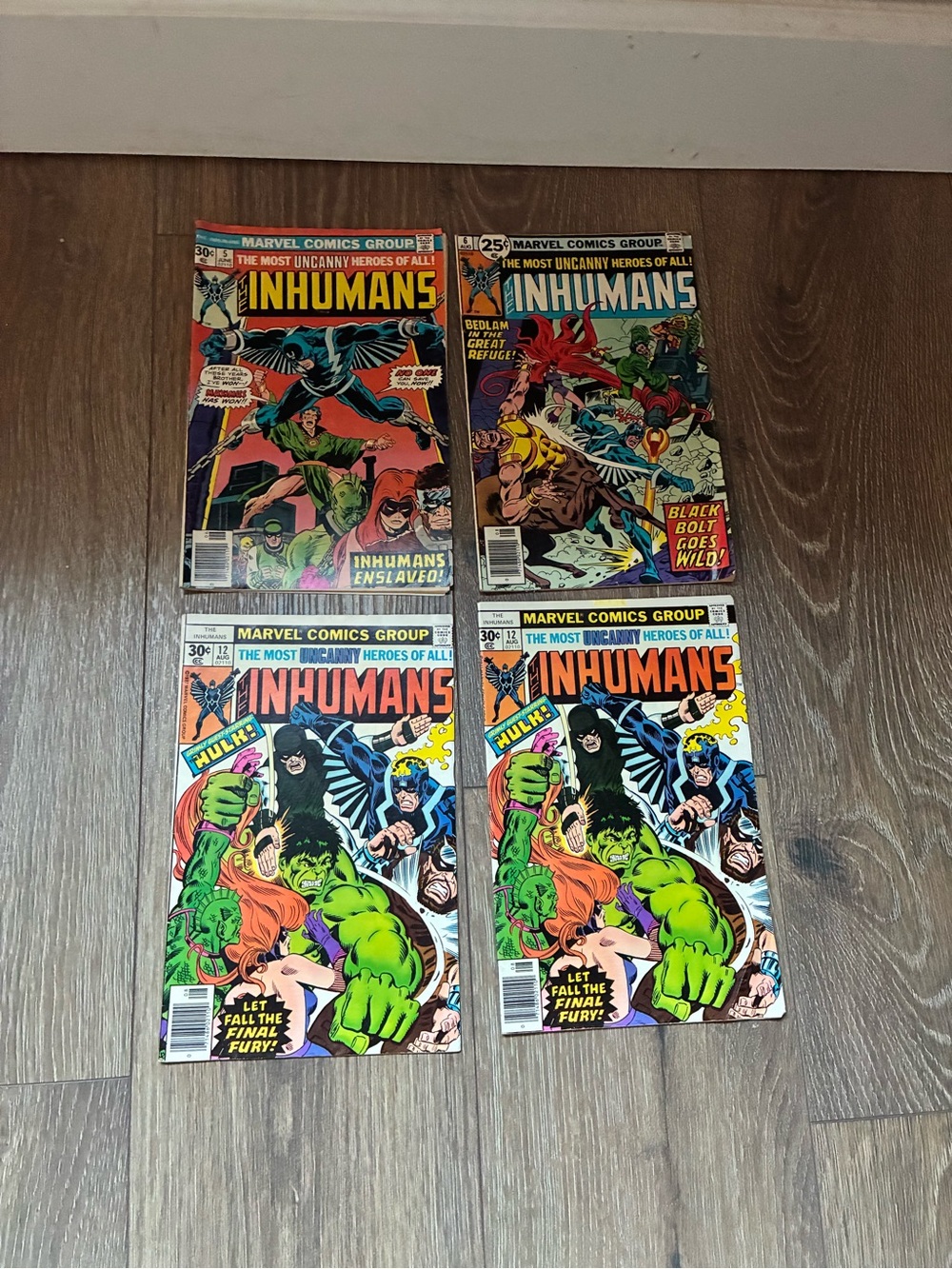 Marvel Inhumans Comic Lot - Green, Orange, Blue, Black